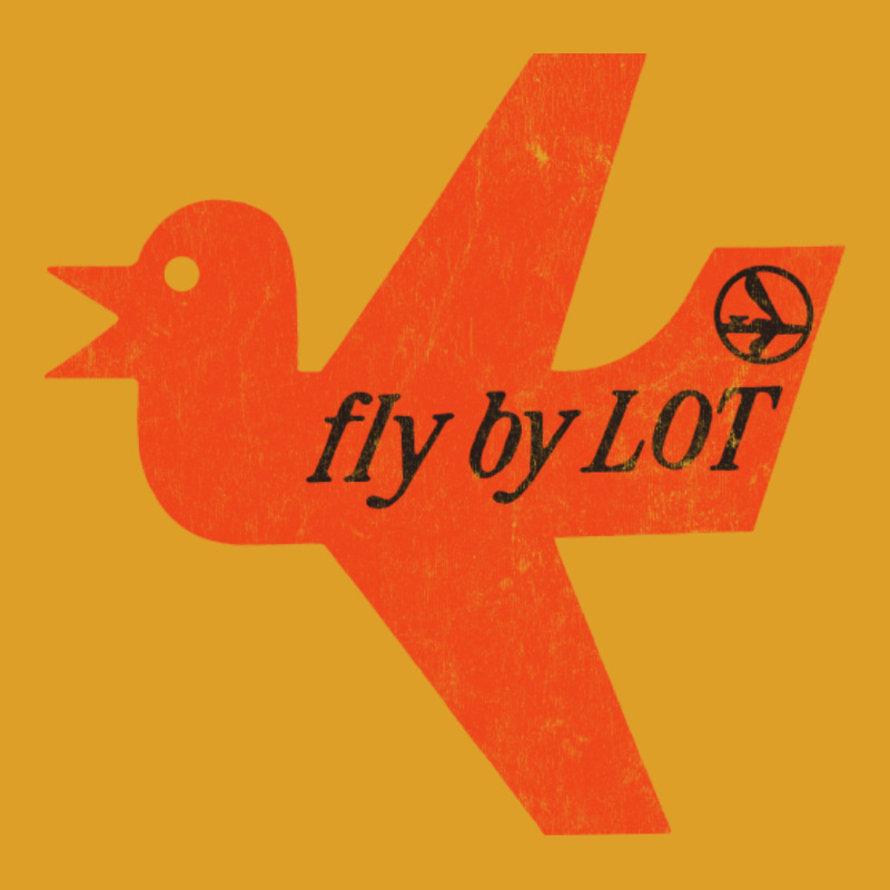 Fly By Lot Polish Airline Faded Vintage Style T-shirt | Artistshot