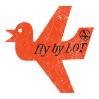 Fly By Lot Polish Airline Faded Vintage Style V-neck Tee | Artistshot