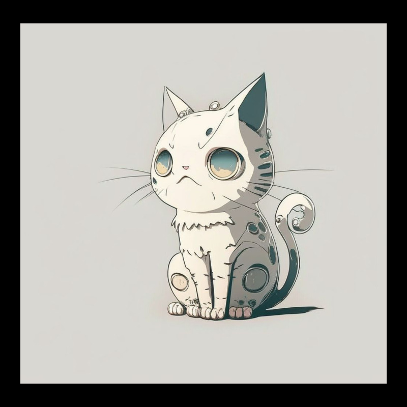 Angry White Cat Statue Legging by TheDol | Artistshot