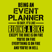 Being An Event Planner Like The Bike Is On Fire Crew Socks | Artistshot