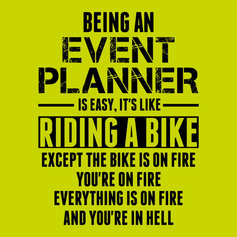 Being An Event Planner Like The Bike Is On Fire Crew Socks | Artistshot