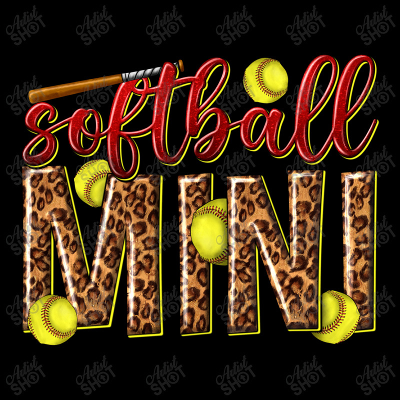 Softball Mini With Leopard Adjustable Cap by enoddigitalart@gmail.com | Artistshot