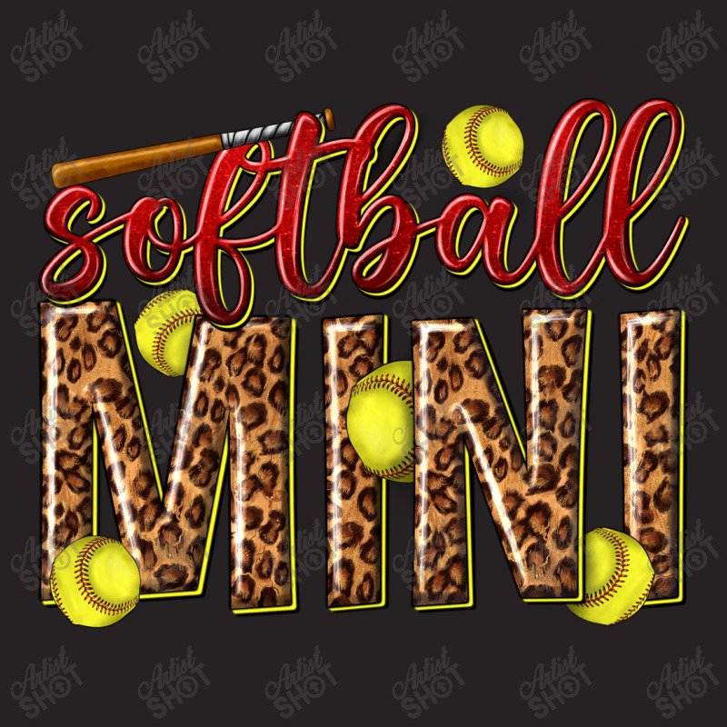 Softball Mini With Leopard Vintage Cap by enoddigitalart@gmail.com | Artistshot