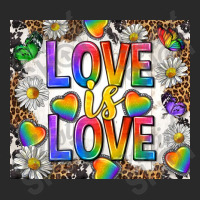 Pride Love Is Love With Leopard And Cowhide Tumble Printed Hat | Artistshot