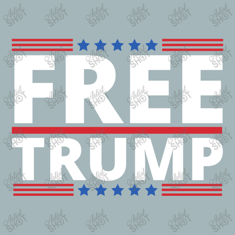 Free Trump Free Donald Trump Republican Support Unisex Sherpa-lined Denim Jacket | Artistshot