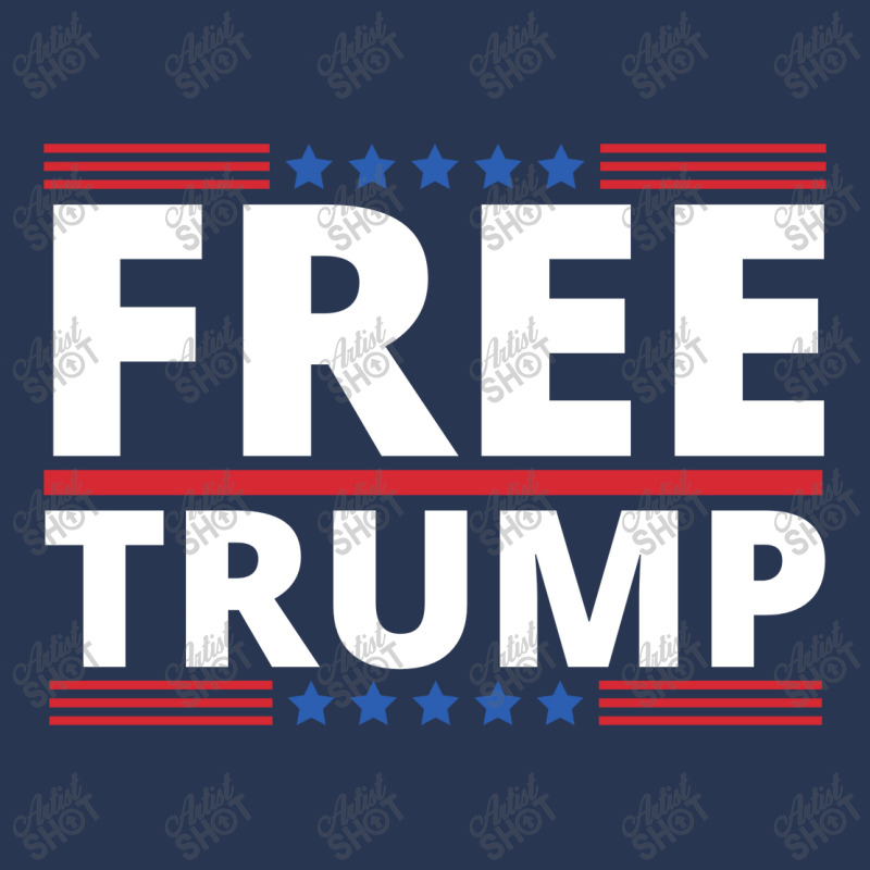 Free Trump Free Donald Trump Republican Support Men Denim Jacket | Artistshot