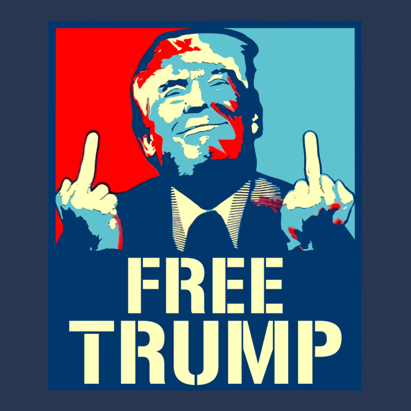 Free Trump Free Donald Trump Republican Supporter Men Denim Jacket | Artistshot