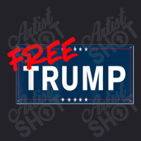 Free Trump Free Donald Trump Republican Support Unisex Sherpa-lined Denim Jacket | Artistshot