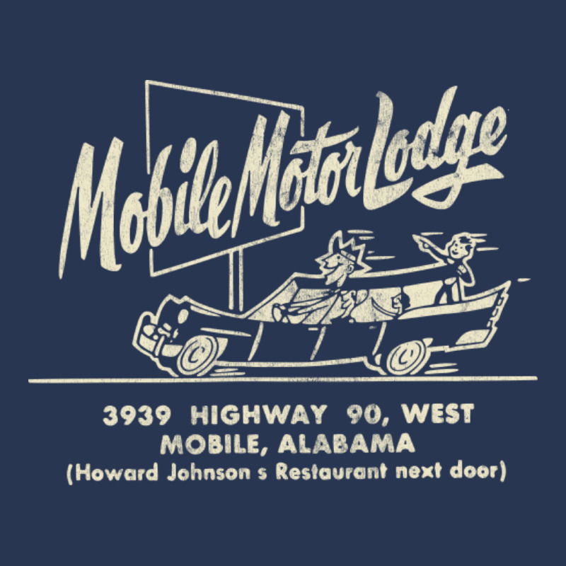 Mobile Motor Lodge Alabama Vintage 60s Aesthetic Men Denim Jacket | Artistshot