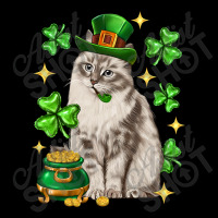 St. Patrick's Day Siberian Cat Pocket T-shirt | Artistshot