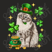 St. Patrick's Day Siberian Cat Ladies Fitted T-shirt | Artistshot