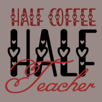 Half Coffee Half Teacher Vintage T-shirt | Artistshot