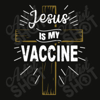 Jesus Is My Vaccine Scorecard Crop Tee | Artistshot