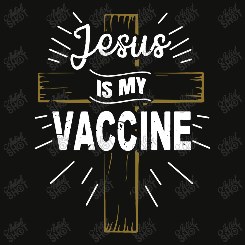 Jesus Is My Vaccine Scorecard Crop Tee by skw art | Artistshot