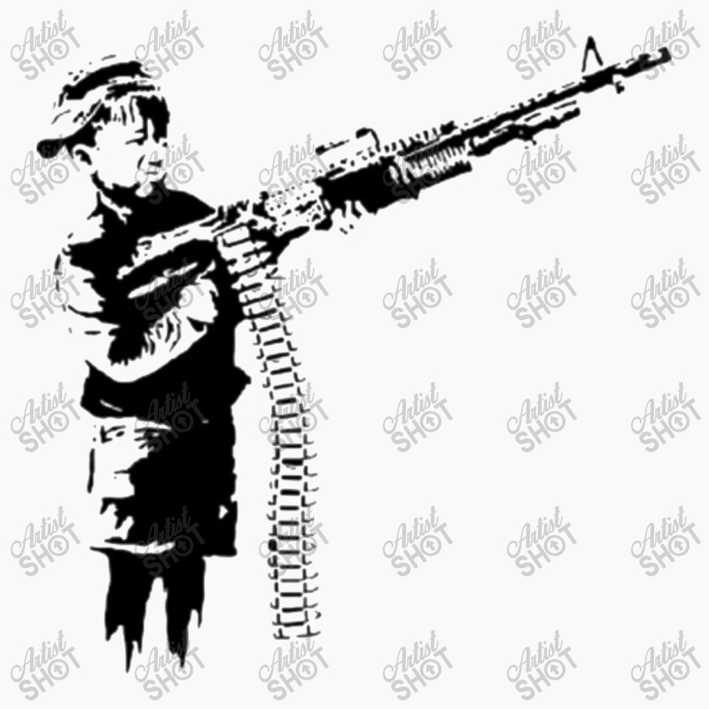 Banksy Child Soldier T-shirt | Artistshot