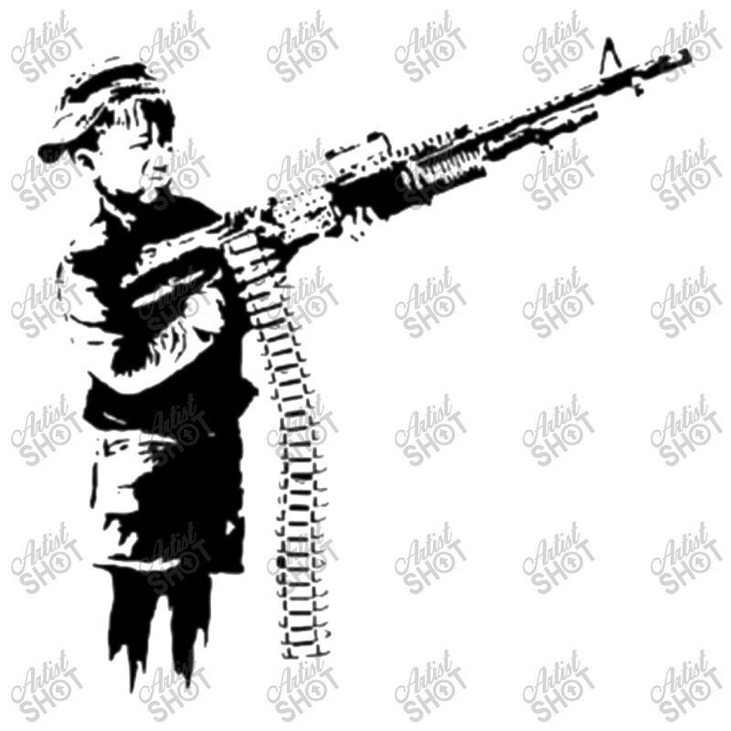 Banksy Child Soldier Long Sleeve Shirts | Artistshot