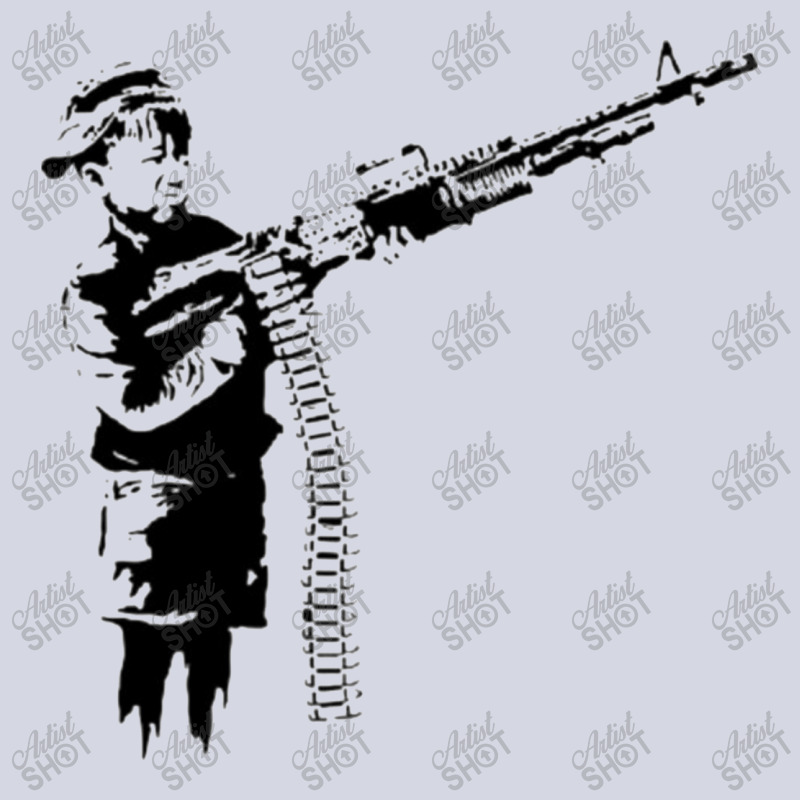 Banksy Child Soldier Fleece Short | Artistshot