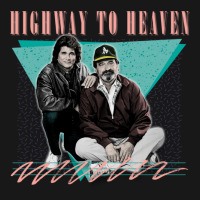 Highway To Heaven  Retro 80s Fan Design Flannel Shirt | Artistshot