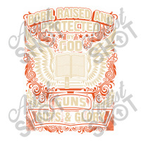 Gun Control Born Raised Protected By God Gns Guts And Glory Sticker | Artistshot