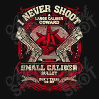 Gun Control I Never Shoot Rectangle Patch | Artistshot