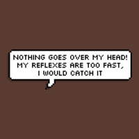 Nothing Goes Over My Head! My Reflexes Are Too Fas Adjustable Cap | Artistshot