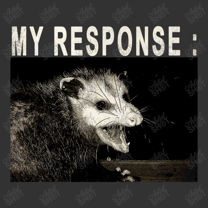 Angry Possum Response Baby Bodysuit by Letters 404 | Artistshot