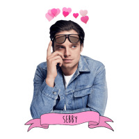 Sebastian Stan With Love Hearts Over His Head Women's Pajamas Set | Artistshot