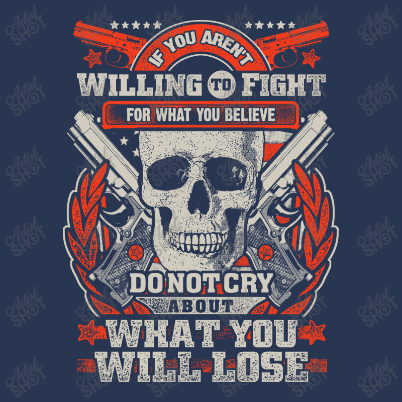 Gun Control If You Aren't Willing To Fight For What You Believe Do Not Men Denim Jacket | Artistshot