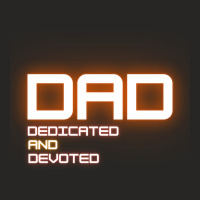 Dad Dedicated And Devoted  (2) Ladies Fitted T-shirt | Artistshot