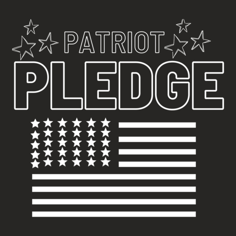 Patriot Pledge Ladies Fitted T-Shirt by AustynHidago | Artistshot