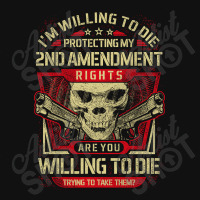 Gun Control I'm Willing To Die Protecting My Seconds Amendment Rights Apple Watch Band | Artistshot