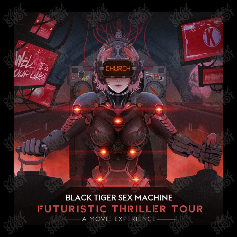 #black Tiger Sex Machine Tour 2022 Cropped Sweater by arminbad | Artistshot