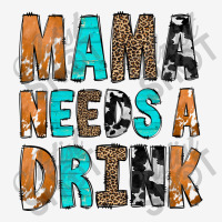 Mama Needs A Drink Metal Print Square | Artistshot