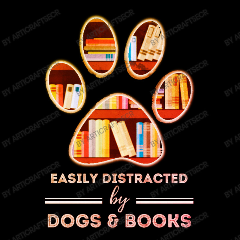 Books And Dogs Lover Pocket T-shirt | Artistshot