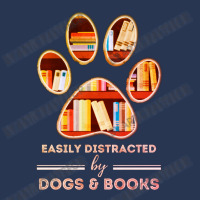 Books And Dogs Lover Men Denim Jacket | Artistshot