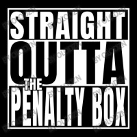 Straight Outta The Penalty Box T-shirt Ice Hockey Player Adjustable Cap | Artistshot