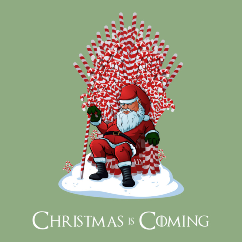 Christmas Is Coming Santa Candy Cane Throne 63 Graphic T-shirt | Artistshot