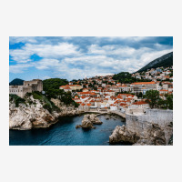 Croatia City Walls Graphic T-shirt | Artistshot