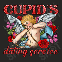 Cupid's Dating Service Valentine's Day Ladies Fitted T-shirt | Artistshot