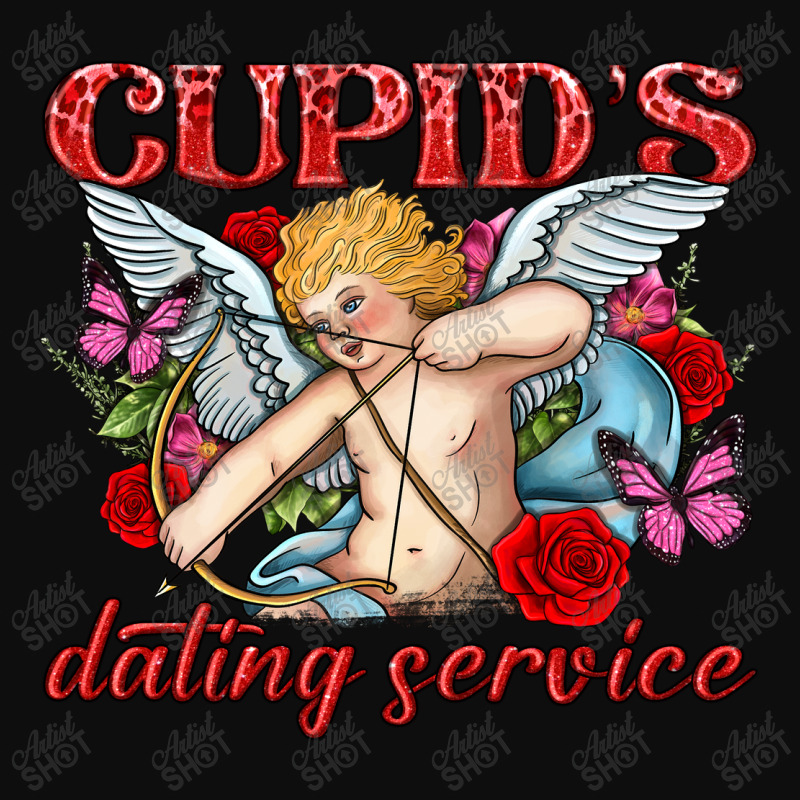 Cupid's Dating Service Valentine's Day Crop Top by enoddigitalart@gmail.com | Artistshot