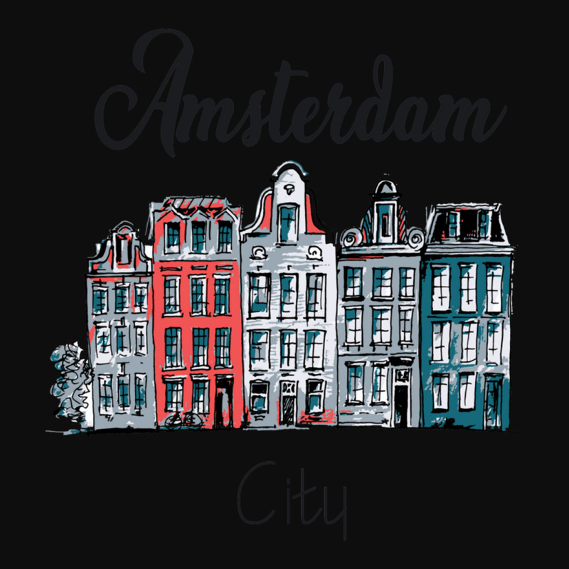 Amsterdam City Skyline Crop Top by ArabellMonk | Artistshot