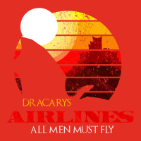 Dracarys Airlines   All Men Must Fly Distressed Graphic T-shirt | Artistshot