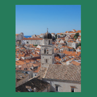 Dubrovnik Old Town Sky Line With Bell Tower T-shirt | Artistshot