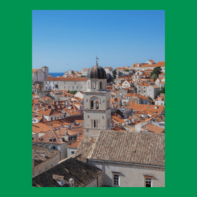 Dubrovnik Old Town Sky Line With Bell Tower Classic T-shirt | Artistshot