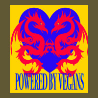 Dragons Powered By Vegans Yellow Vintage Short | Artistshot