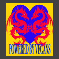 Dragons Powered By Vegans Yellow Vintage T-shirt | Artistshot