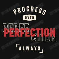 Progress Over Perfection Always - Stay Positive Scorecard Crop Tee | Artistshot