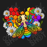 Pride Bee With Daisy Lgbtq Classic T-shirt | Artistshot