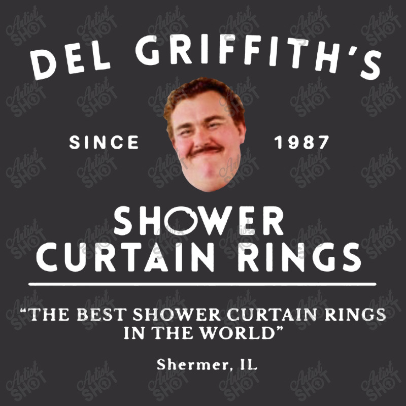 Del Griffiths Shower Curtain Rings Vintage Hoodie | Artistshot