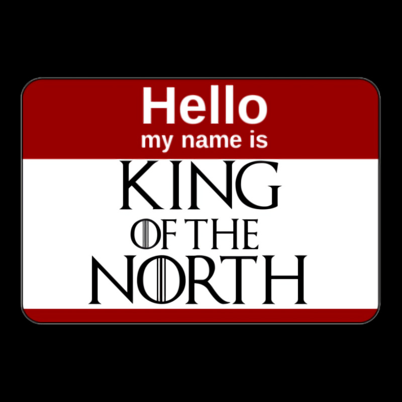 Hello My Name Is King Of The North Cropped Sweater by kuckjoanzh | Artistshot